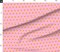 Hearts Pink Whimsical Valentine'S Day Cute Orange Valentine Custom Printed Fabric by Spoonflower Various Fabrics by the Yard or Fat Quarter